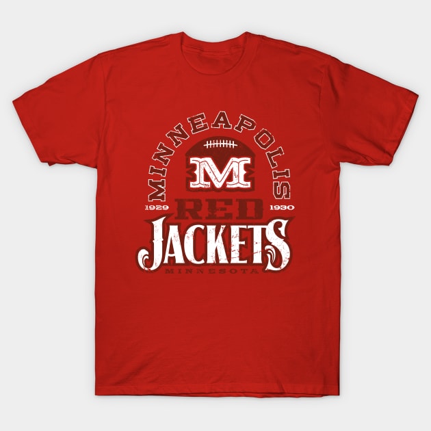 Minneapolis Red Jackets T-Shirt by MindsparkCreative